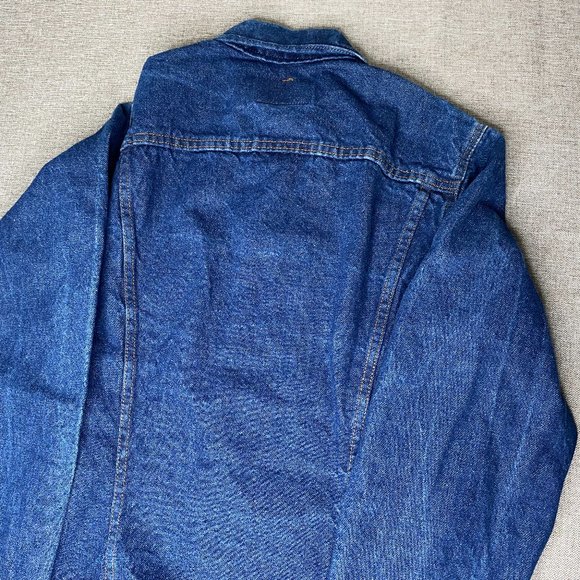 Levis Authorized Vintage Trucker Jacket Men's XS Blue Denim 100% Cotton USA NWT - Picture 12 of 16